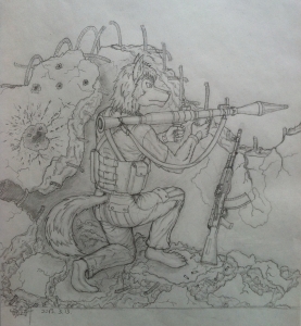 兽设抵抗战士之巷战RPG射手